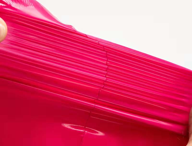 广水玫红色快递袋-05